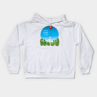 Getting high is my job Kids Hoodie